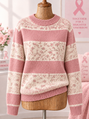 Women's Breast Cancer Long-sleeved Sweater