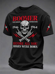 Men's The Badass Generation Before All You Sissies Were Born Print Tee