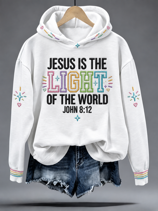 Women's Jesus Is The Light  Regular Sweatshirt