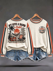 Women's "Too Old to Care Club / My Give-a-Damn Is Broken" Sweatshirts
