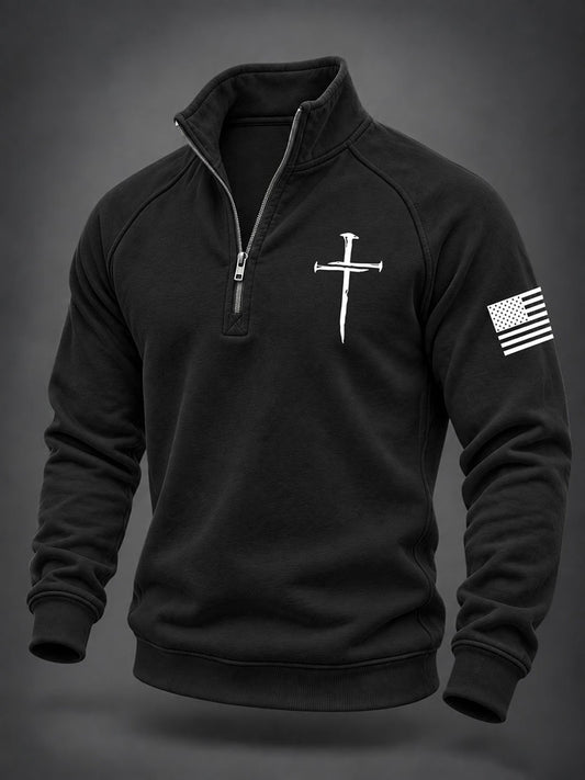 Men's Christian Art Cross Sweatshirt