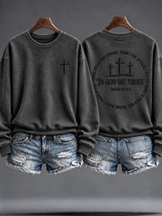 Women's Christian In God We Trust Cross Sweatshirt