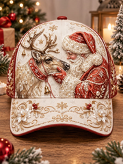 Unisex Christmas Santa Claus printed Hat