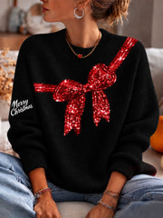 Women's Christmas Crew Neck Sweater