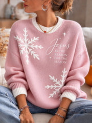 Women's Christmas Crew Neck Sweater
