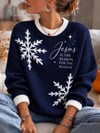 Women's Christmas Crew Neck Sweater