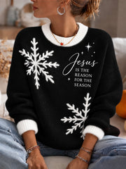Women's Christmas Crew Neck Sweater