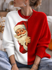Women's Christmas Crew Neck Sweater