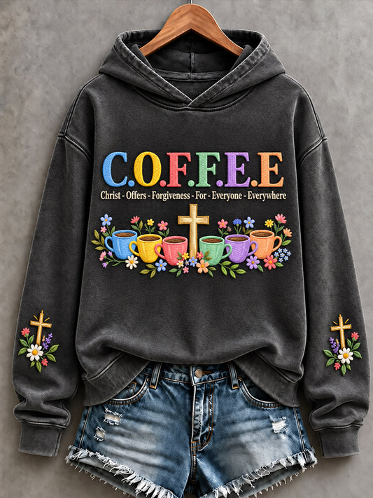 Women's Christian Christ Offers Forgiveness For Everyone Hoodie