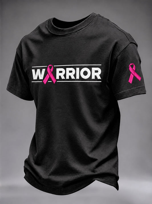 Men's Breast Cancer Awareness Real Men Wear Pink Short Sleeves T-Shirt