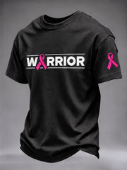 Men's Breast Cancer Awareness Real Men Wear Pink Short Sleeves T-Shirt