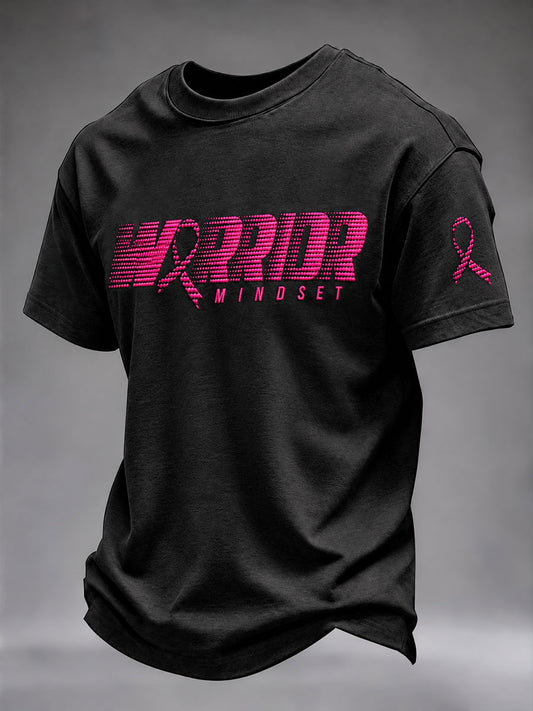 Men's Breast Cancer Awareness Real Men Wear Pink Short Sleeves T-Shirt