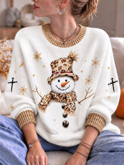 Women's Christmas Print Casual Sweatshirt