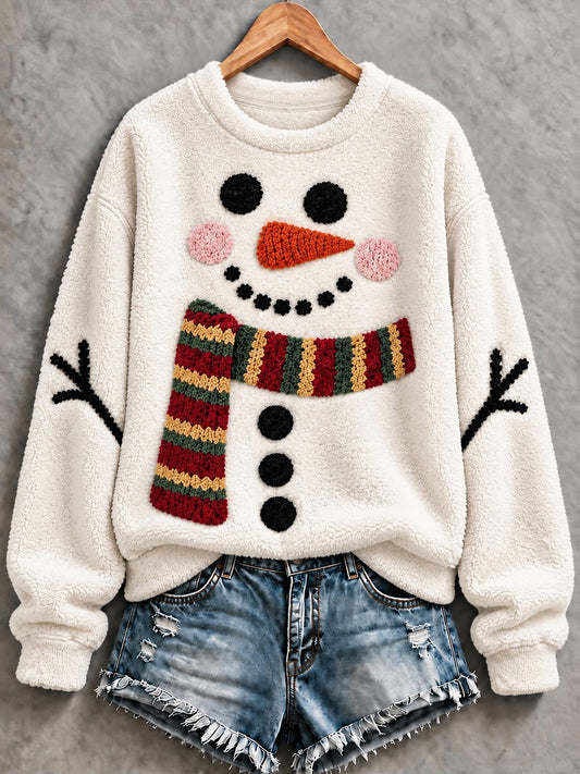 Women's Christmas Print Casual Sweatshirt