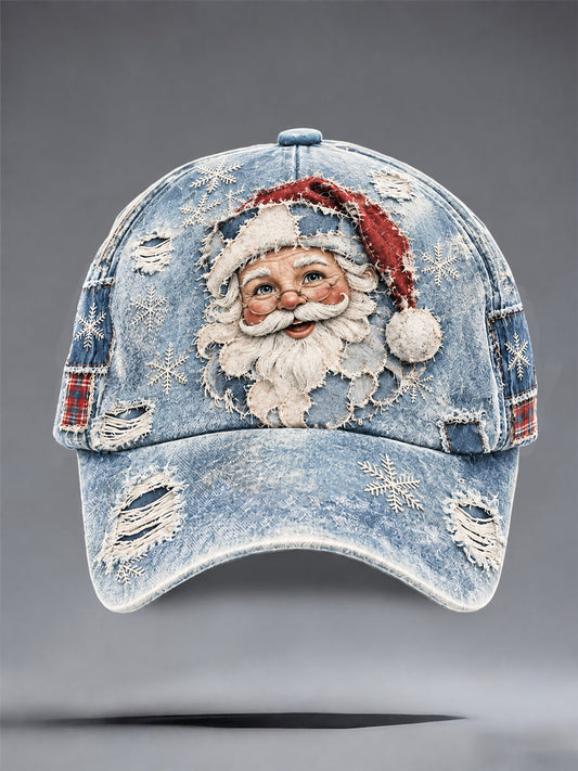 Santa Claus Print Casual Unisex Hat