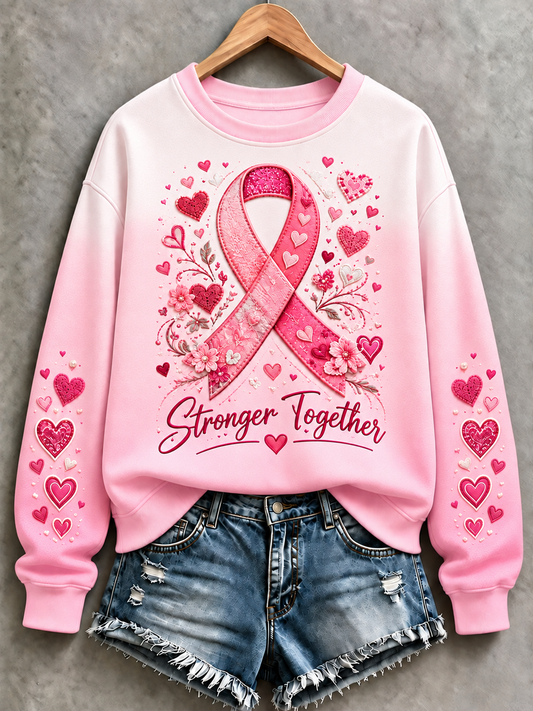 Women's Breast Cancer Regular Sweatshirt