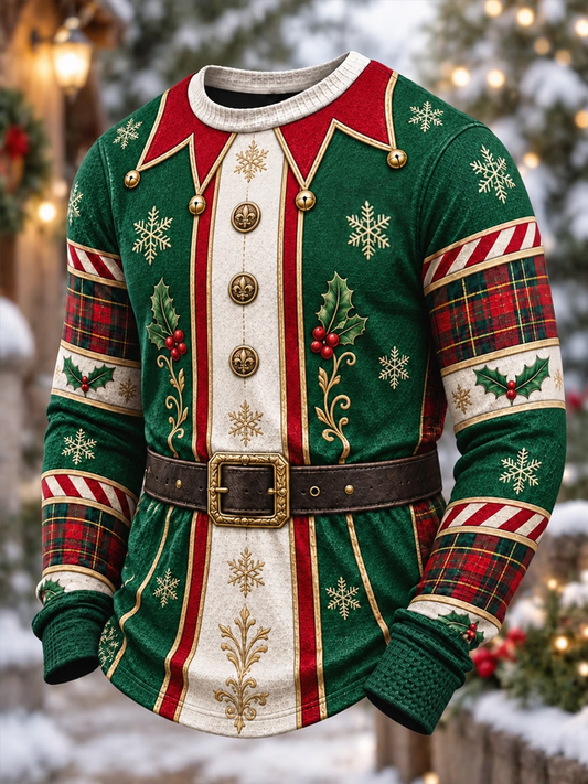 Men's Christmas Waffle Sweatshirt