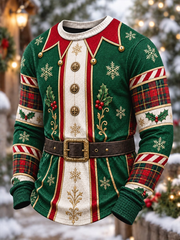 Men's Christmas Waffle Sweatshirt