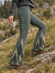 Women's Hiking Dogs Lover Printed Leggings