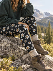 Women's Hiking Dogs Lover Printed Leggings