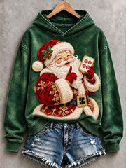 Women's Mahjong Santa Claus Hoodies
