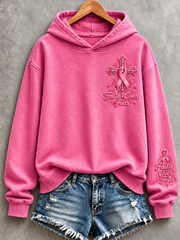 Women's Faith Over Fear Hot Pink Sweatshirt