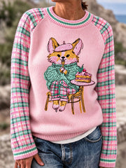 Women's Christmas Dog-Themed Tops