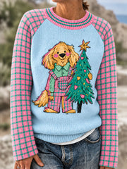 Women's Dog and Christmas Tree Tops