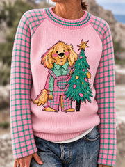 Women's Dog and Christmas Tree Tops