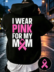 Men's Breast Cancer Awareness Real Men Wear Pink Hoodie