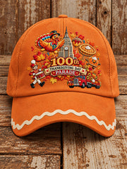 Thanksgiving Parade Print Casual Unisex  Hat