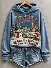 Women's Funny Christian Christmas Hoodie
