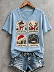 Women's Funny Christian Christmas T-Shirt