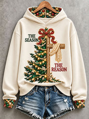 Women's Christmas Tree Cross Hoodies