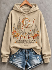 Women’s Thanksgiving Day Parade Commemorative Graphic Casual Sweatshirt